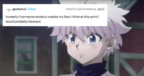 storybookprincess: hxh + text post memes: killua & kurapika edition