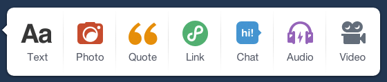 No me gusta esto que le hicieron a Tumblr :c