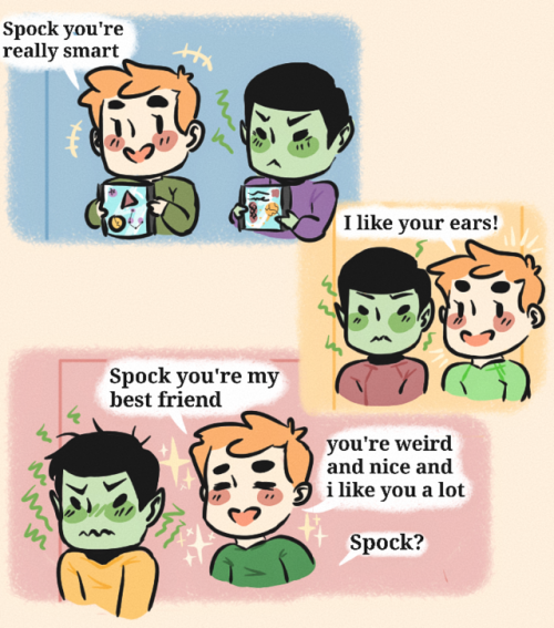 taluhkk:poor spock (’’:V)✨ more kiddie spirk | ✨ more of my art | ☕ buy me a coffee