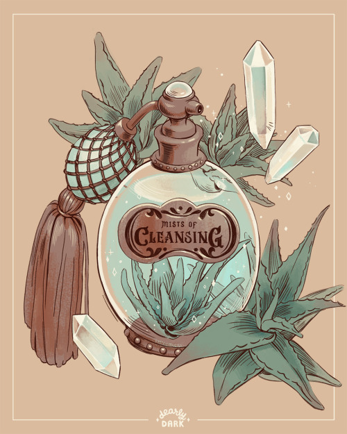  ✨ ✨⠀⠀—⠀⠀Keep bad juju and germs away with this magical mist! This elixir contains natural ethanol a