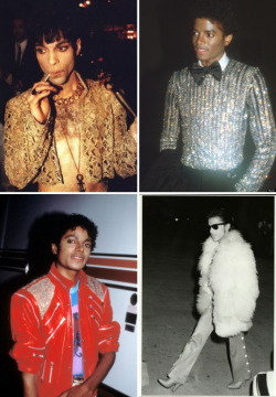 thechanelmuse:  “Michael [Jackson] and I both came along at a time when there was nothing. MTV didn’t have anyone who was visual. Bowie, maybe. A lot of people made great records, but dressed like they were going to the supermarket.” —Prince 