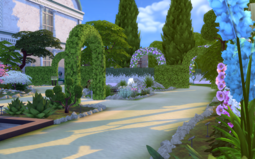 It’s been a while since I’ve worked on the San Myshuno garden because I felt like all the last thing