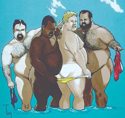 thebigbearcave:  erotic male drawings part