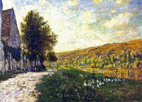 The Banks of the Seine at Lavacourt  -  Claude Monet  1878Impressionism