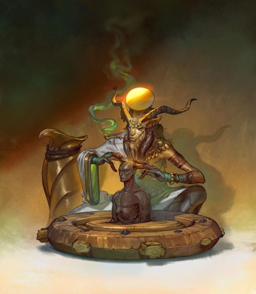 talonabraxas: Khnum, the Divine Potter by rafael zanchetin