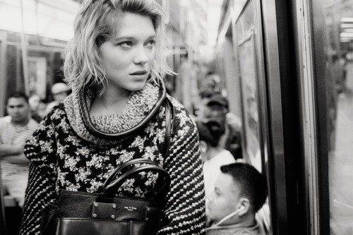 smoking-cinema:  Lea Seydoux and Michael Pitt for Rag Bone Fall 2013