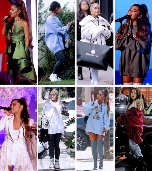 eizasgonzalez:Ariana Grande’s 2018 Outfits 