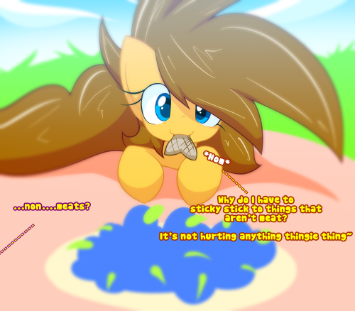 isle-of-forgotten-dreams:  #2 …is it bad for Sera to eat fishuu~?  You are an odd pony, Sera. Sexy and super cute and sweet, but odd all the same. owo