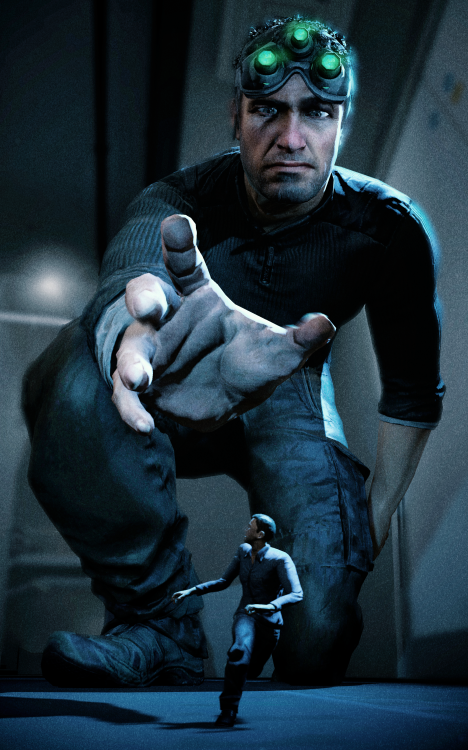 malemacrophilia:Small But Not Stealthy For Sam Fisher Image From: deviantart.com/gt-and-video