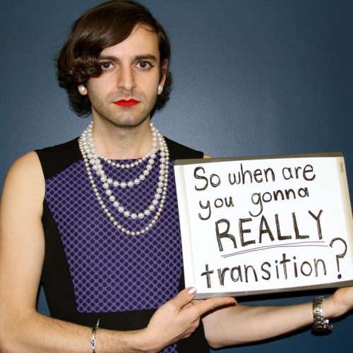 glaad:As part of Trans Awareness Week, GLAAD launched a trans microaggression photo project. Microag