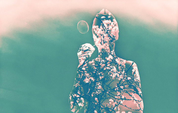 asylum-art:  Peetic Double Exposure of Flowers by Lara Kiosses The artist Lara Kiosses