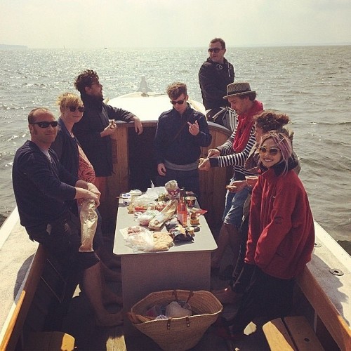 #lunch time on the way to #Atlantic #ocean #France #boat