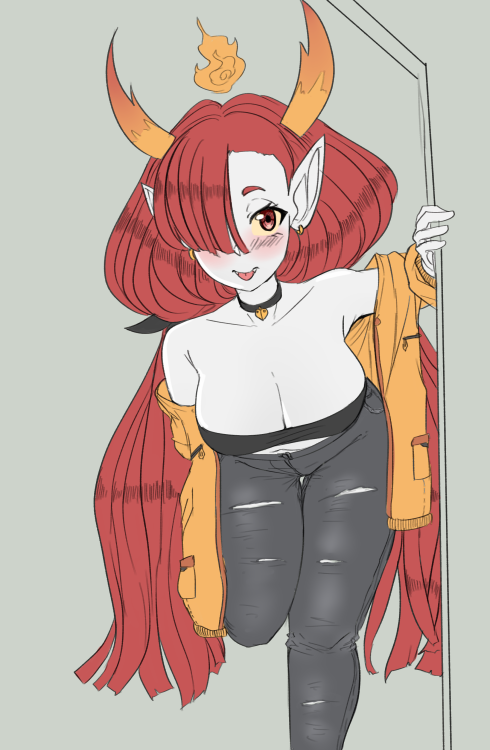 hekapoo in some casual clothes