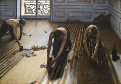 Les raboteurs de parquet / Gustave Caillebotte 1875