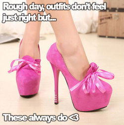 jaynelovesdick:  sissydonna:  Where Boys Will Be Girls  you will always feel better in heels the more you wear them the better you will feel 