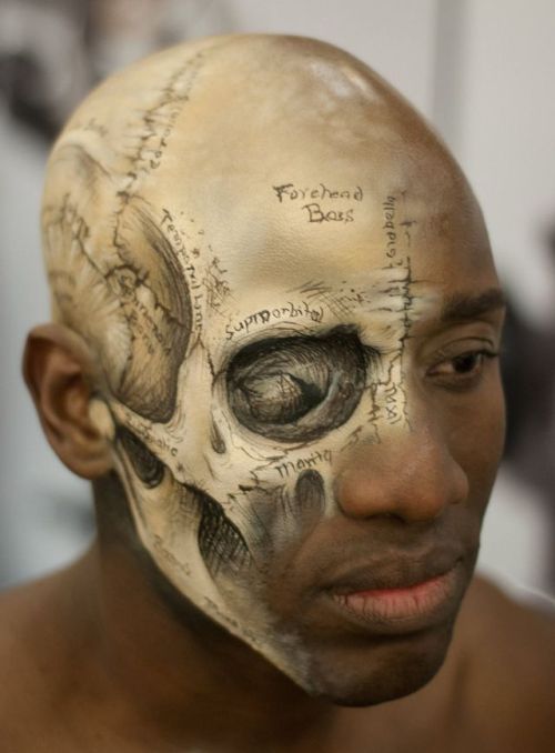 Gray’s Anatomy Skull and Face Paint #win