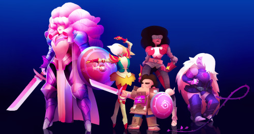 commanderholly:  art-calavera:  Crystal Gem knights team Ddddone! Who should go next?  Amazing!!! 