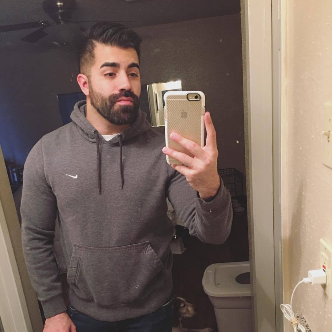 kitkitboom:  Good morning world #gay #Instagay #gaymen #beards #gaybeards #scruff