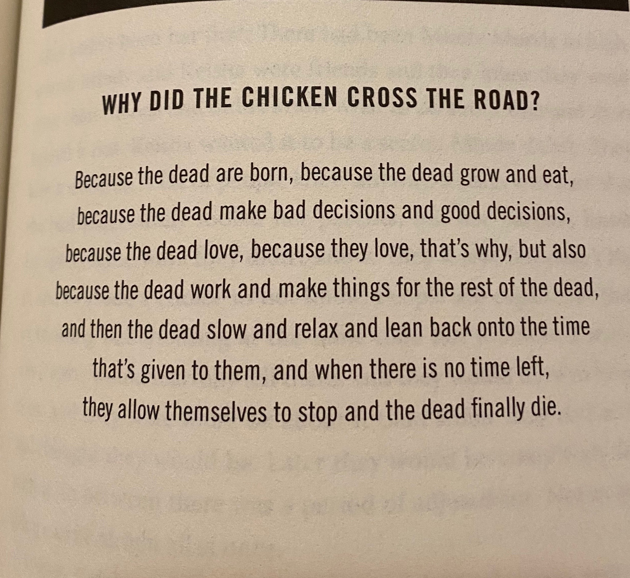 torsamors:Why did the chicken cross the road?