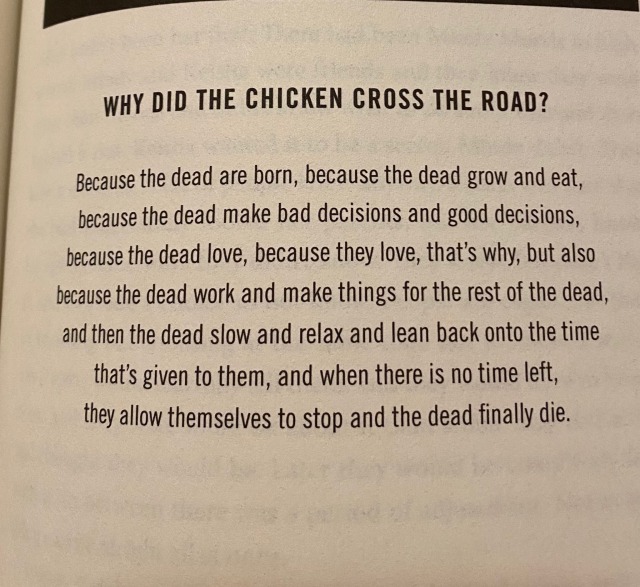 torsamors:Why did the chicken cross the road?