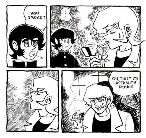 obligatorymorningfart:redraw of a classic devilman moment (inspired by a fellow artists redraw)