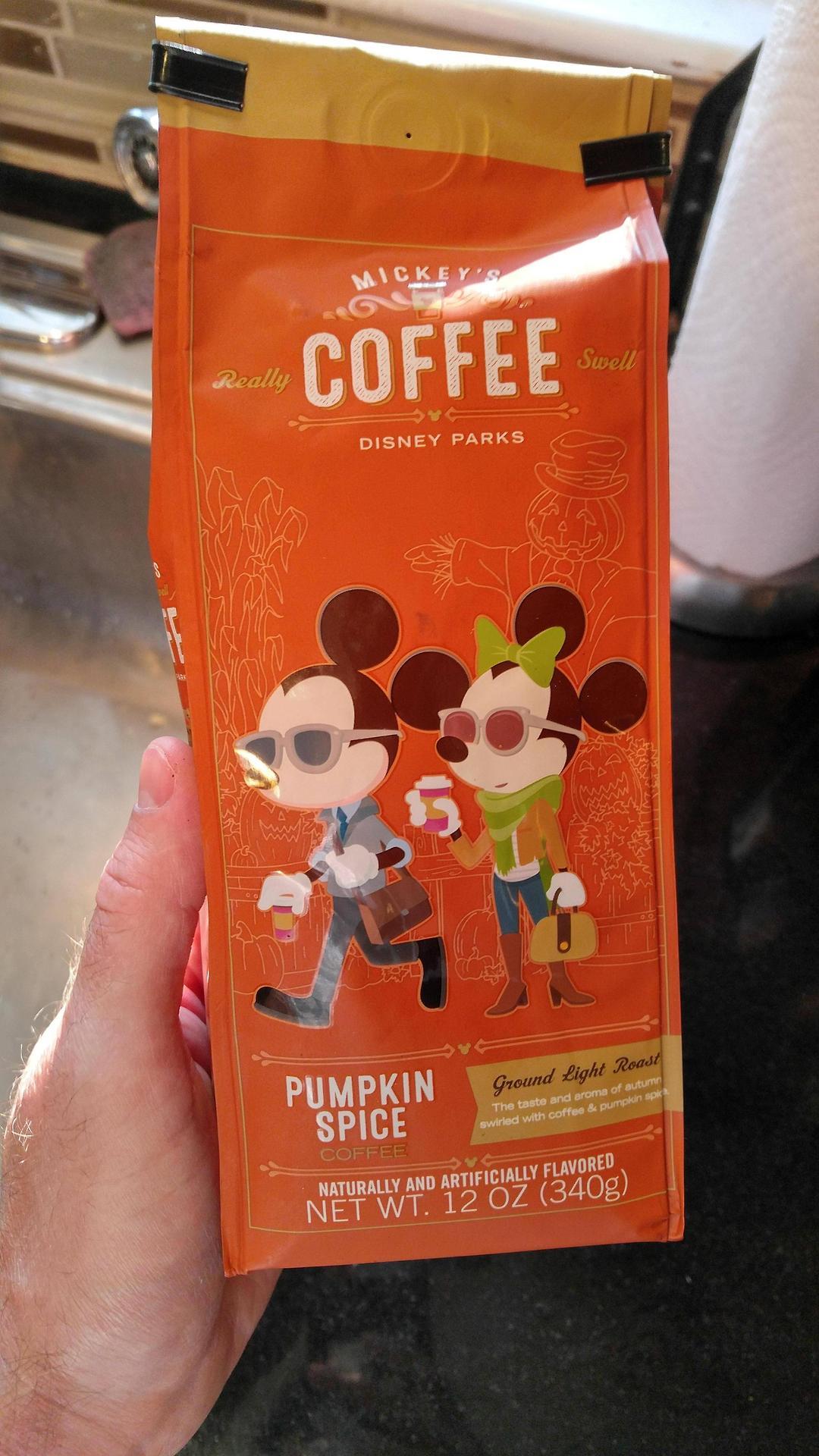 So I found this picture of Disney’s Pumpkin Spice Coffee on Reddit and I have 3