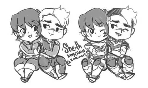 zaainart: Rough of a future keychain of this WONDERFUL PERFECT COUPLE. I LOVE THEM SO MUCH