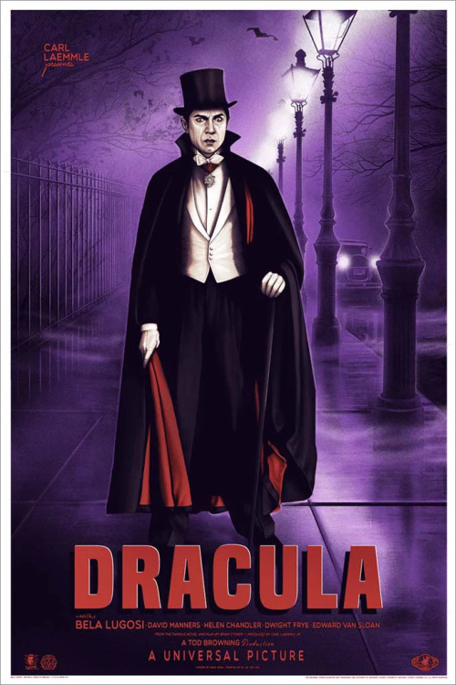 Dracula by Sara Deck / Facebook / Twitter / Instagram / Store  24&quot; x 36&quot; scre
