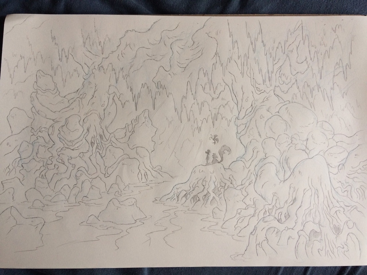 Sketches. Getting a better rhythm going.
