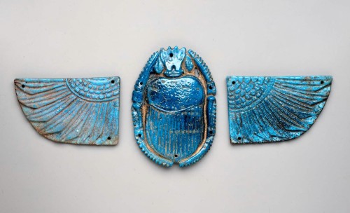 theancientwayoflife: ~Winged scarab. Culture: Egyptian Period: Late Period, Dynasty 25 Date: 760&nda