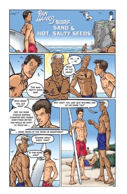 hornygaycomics:  Surf, Sand &amp; Hot, Salzy Seeds - Ian Hanks 