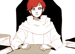 sharkieboo:took the first request of gaara because what a little precious baby
