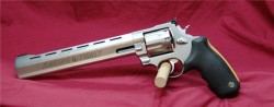 coffeeandspentbrass:  gunrunnerhell:  Raging Thirty A very seldom seen revolver, the Raging Thirty from Taurus is chambered in .30 Carbine, the same caliber as the M1 Carbine of WWII. Only available in a 10” barrel, they were in production for maybe