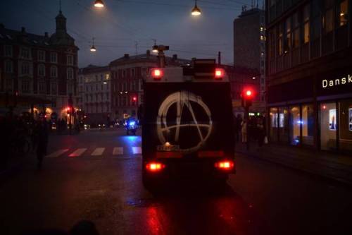 2 March 2017 - Anarchist graff in Copenhagen following a riotous demo marking the 10 year anniversar