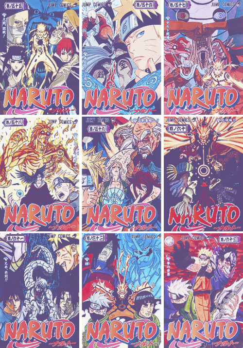 misakachan:  Naruto Manga Covers porn pictures