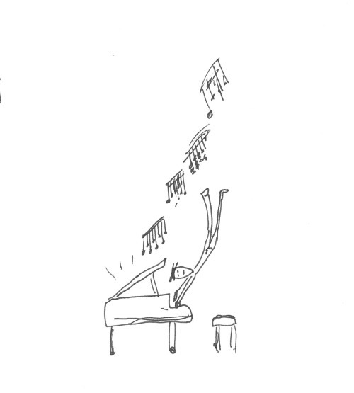 <p>He is in the music</p>
<p>© James Kenyon 2013</p>