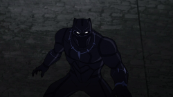 superheroes-or-whatever:Black Panther in Avengers Assemble