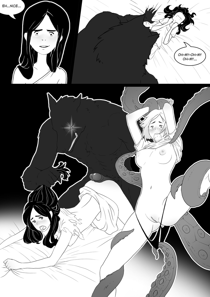 xenozoophavs:  Tentacle Werewolf Lust http://www.hentai-foundry.com/pictures/user/mushroompus