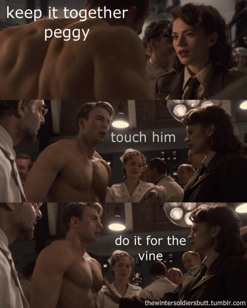 thewintersoldiersbutt: youre a lucky girl, peggy 