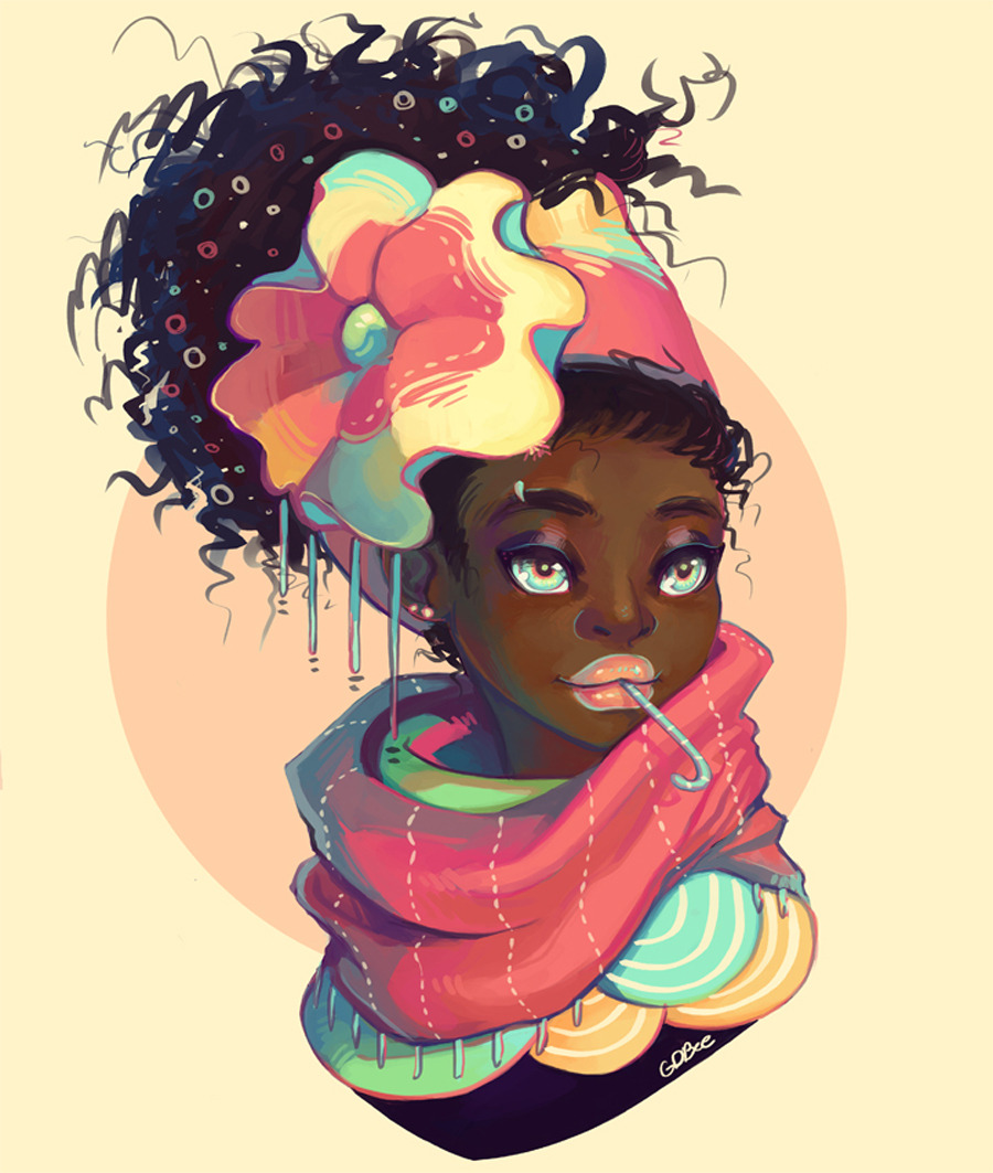 theartofanimation:  Geneva B  -   http://prinnay.tumblr.com  -  https://www.instagram.com/gdbee