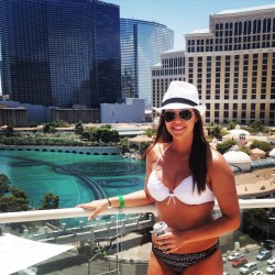 meanwhileinvegas:  Rooftop pool party with the best view 💁🏻Such a great day with everyone. #Vegas #Tan #Bikini #Drais #Summer by murphdawg12 http://ift.tt/1gEo1cn 