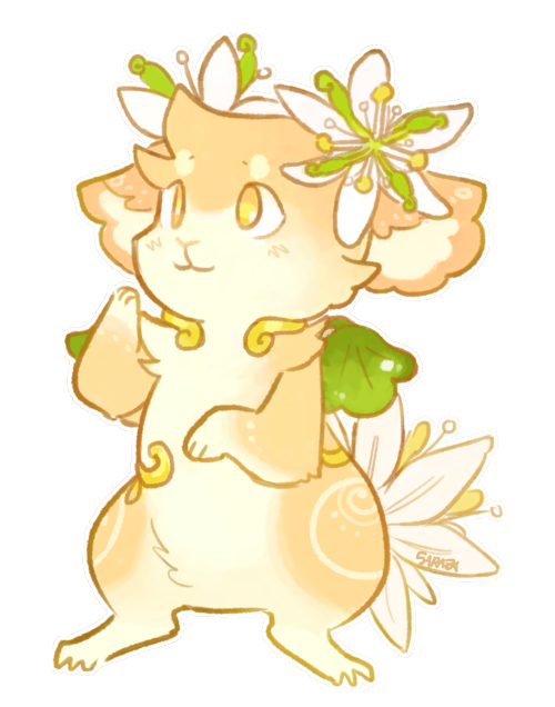 arborlings!!the first is one i adopted, the other two were made by me! their sprouts are dragonfuit,