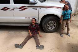 standwithpalestine:  The sons of AlBatash family mourn the loss of both their parents as they were killed by Israeli Forces.