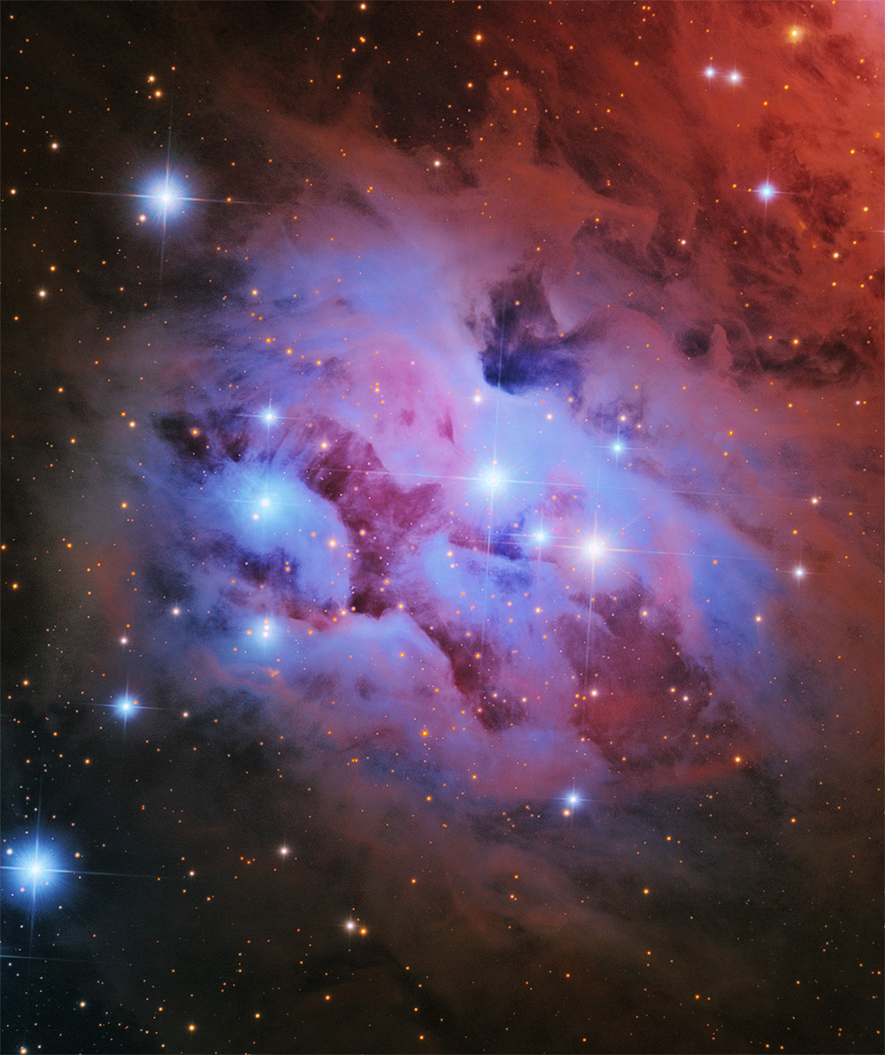 Running Man Nebula sprinting across the stars(x)