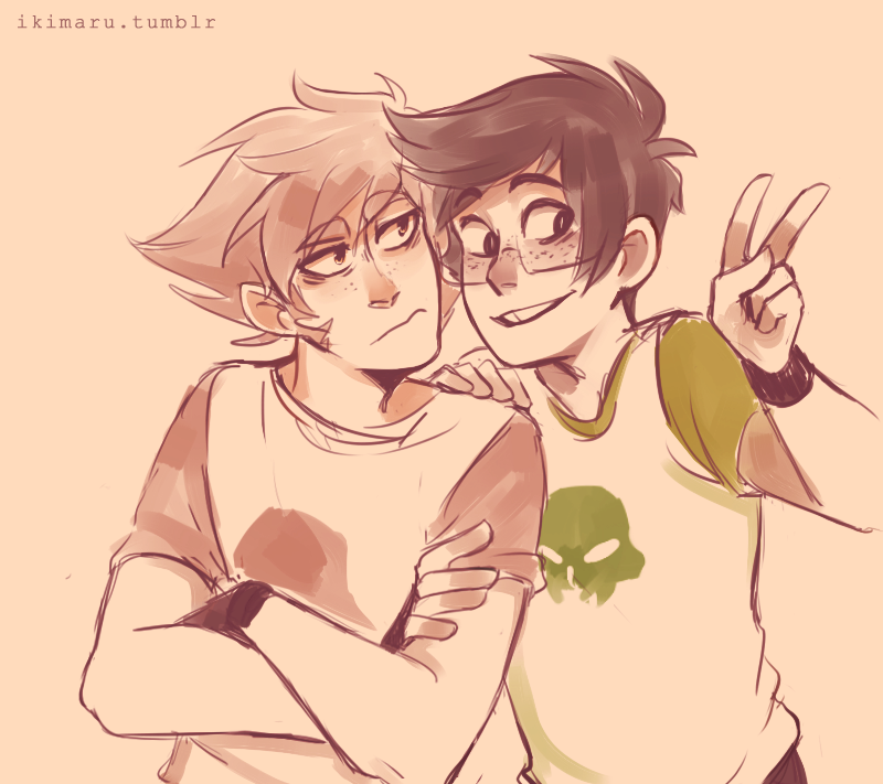 just photosetting some dirkjake sketches I had in my folder hahaa