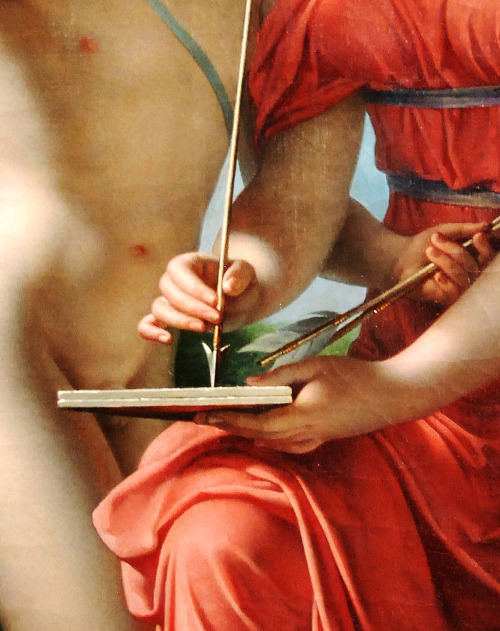 greuze:Charles Meynier (1763-1832)Erato, Muse of Lyric Poetry (Detail)Oil on canvas, 1800