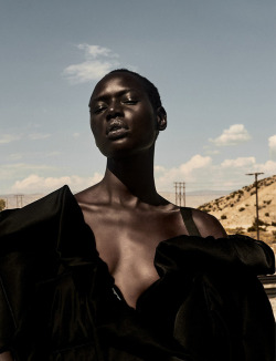 leah-cultice:  Ajak Deng by Agor Tsodov for