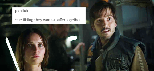jedileiaorgana:jyn/cassian + text post meme