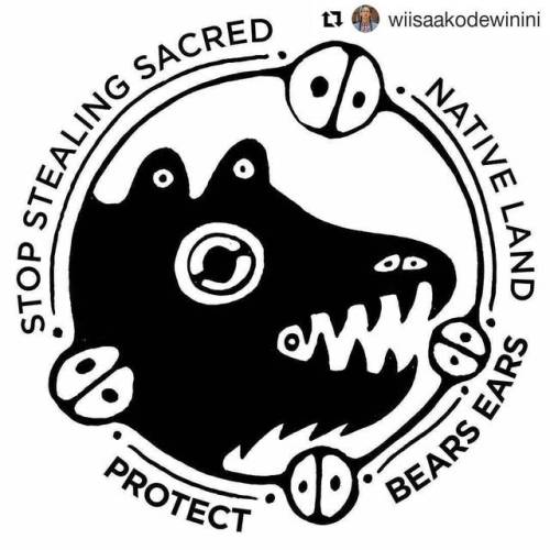 #Repost @wiisaakodewinini (@get_repost)・・・Stop Stealing Sacred Land. Protect Bears Ears. Please shar