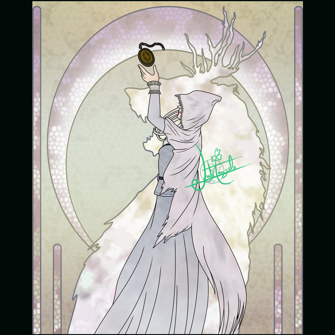 New Bloodborne art nouveau! Vicar Amelia. Fear the Old Blood.  Come check my designs and products anytime here!...